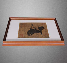 解放书画装裱配框服务案例